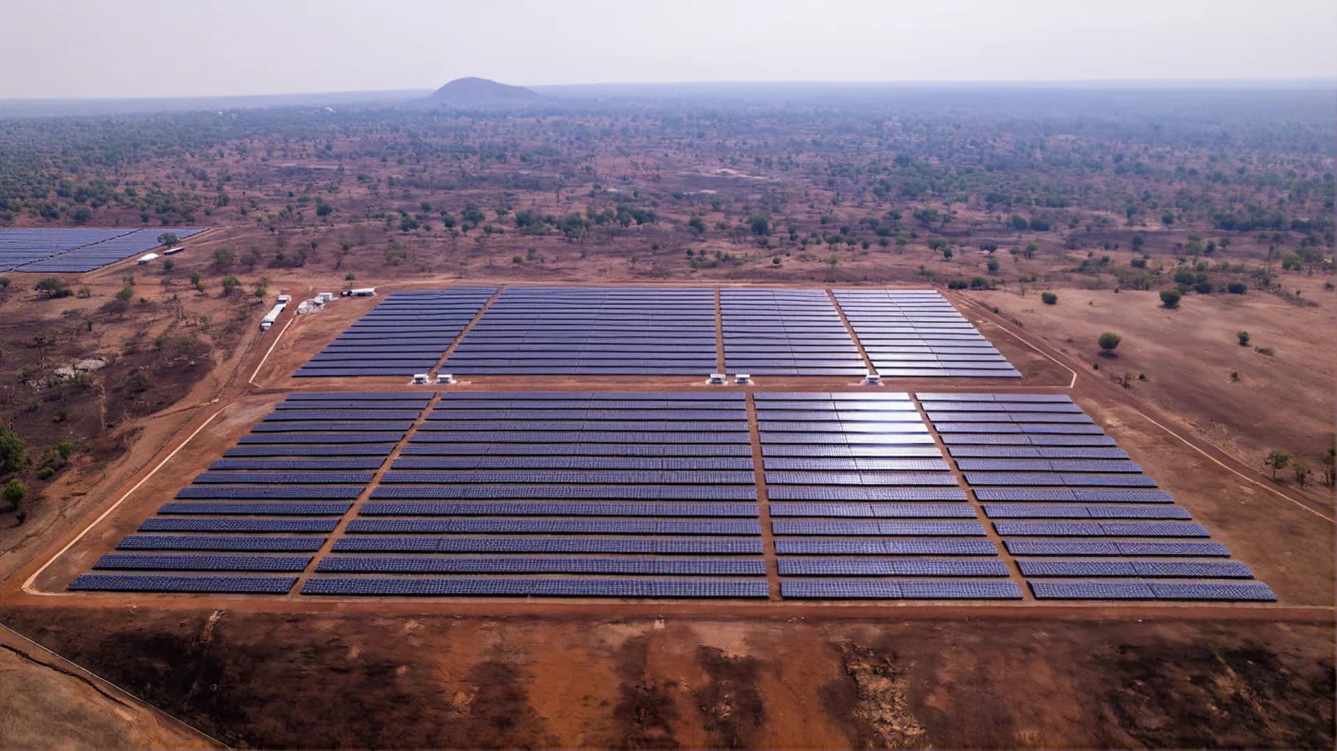 Utility-scale solar array operated by the CIPA Energy Resources team